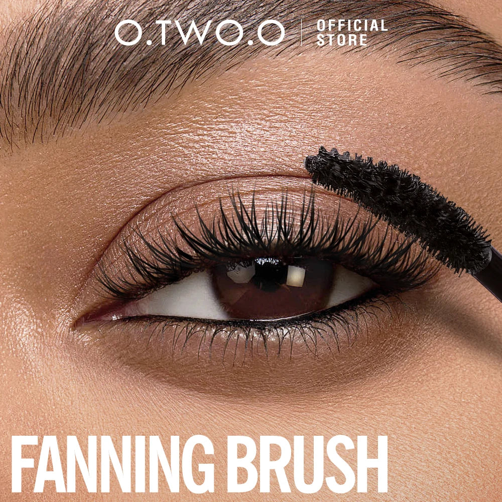 O.TWO.O 5D-Mascara noir pour les yeux, extension de cils, volumisant, longue tenue, Smudge-Verde optics, séchage rapide, imperméable, maquillage