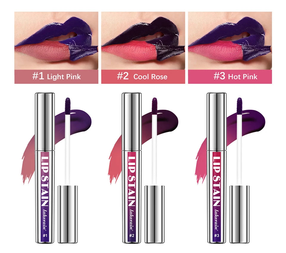 Teinte à lèvres rose imperméable longue durée, résistant à la transfert, tasse antiadhésive, teinture naturelle, cosmétiques pour femmes