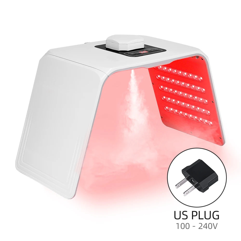 Machine à photons LED 7 couleurs avec Nano Spray Salon de beauté usage domestique visage corps masque LED Machine PDT hydratant pour la peau SPA soins de la peau