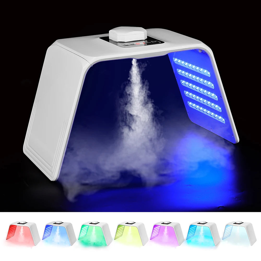 Machine à photons LED 7 couleurs avec Nano Spray Salon de beauté usage domestique visage corps masque LED Machine PDT hydratant pour la peau SPA soins de la peau