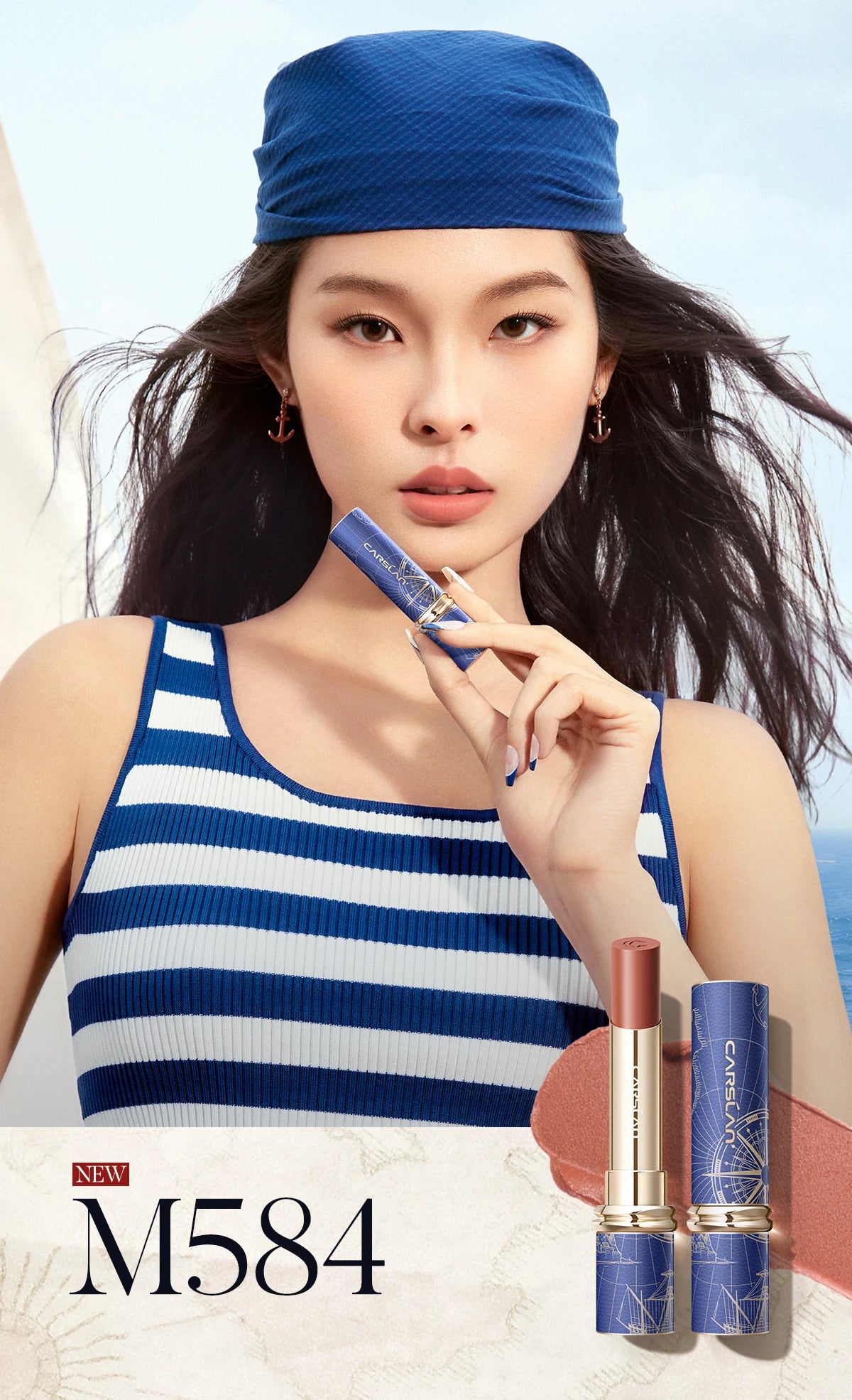 CARSLAN été Voyage limité inondation baiser rouge à lèvres aqueux hydratant Non collant mat rouge à lèvres femmes cosmétiques maquillage