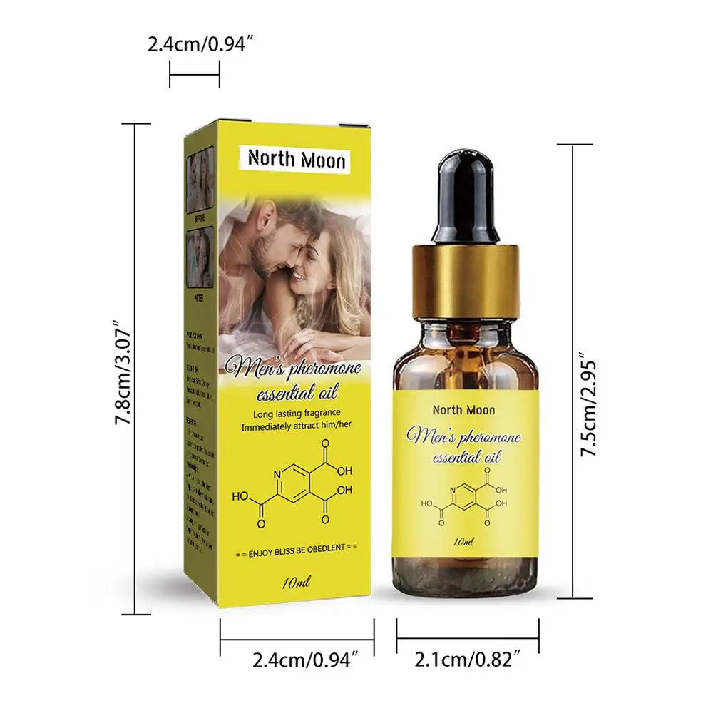 Phéromone de bain pour attirer les hommes et les femmes, parfum corporel essentiel, huile UNIS issante sexuelle, longue durée, Androstenone sexy, 3 pièces