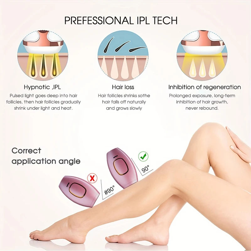 Épilateur laser IPL professionnel maison – Unisexe
