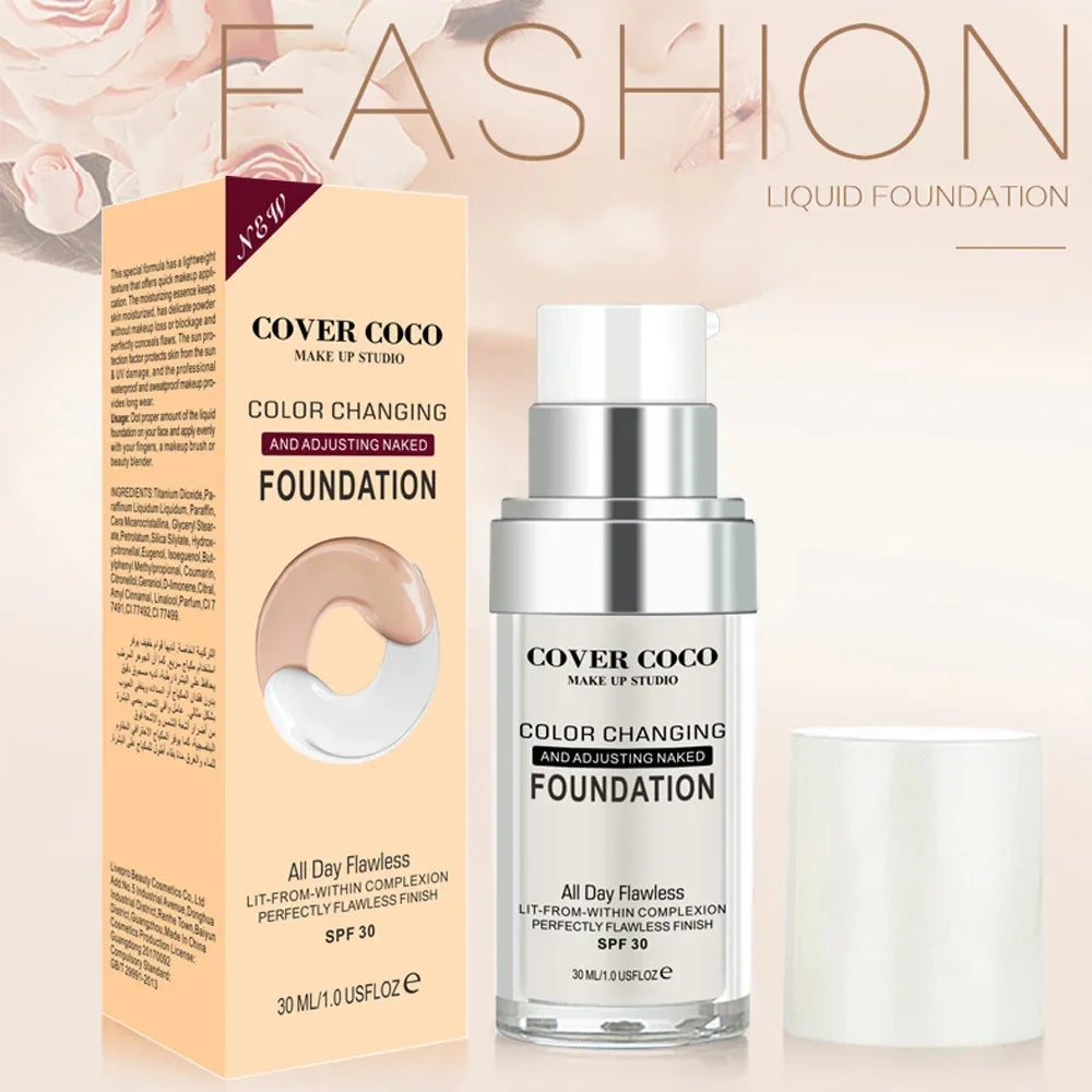 Cover Coco – Fond de teint liquide longue tenue et hydratant