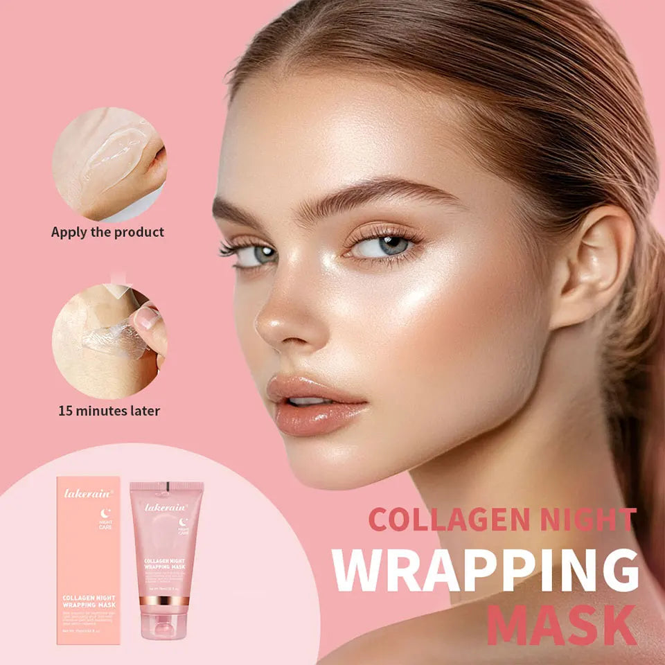 Masque coréen au collagène profond, masque pelable, Anti-rides, Lifting, soins de la peau, Bio Pack, emballage de nuit pour femme, peau de nuit
