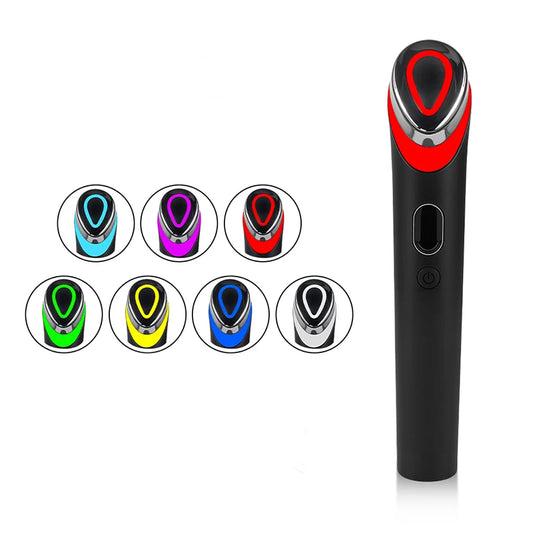 Ager Booster Pro 6-en-1 – Appareil LED visage & cou, lifting et massage