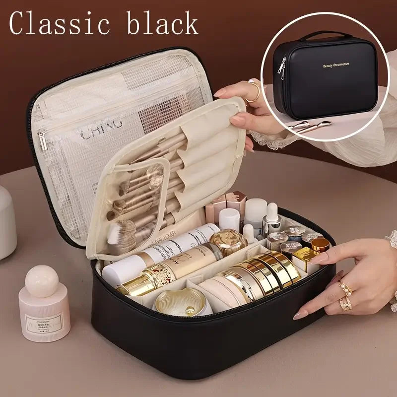 Sac de Voyage Cosmétique Étanche à Grande Capacité