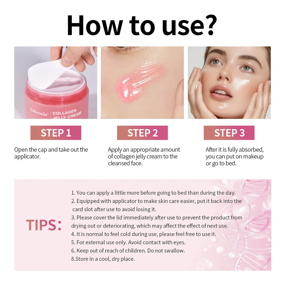 Crème collagène & niacinamide - Hydratation 24h, Glow & Lift