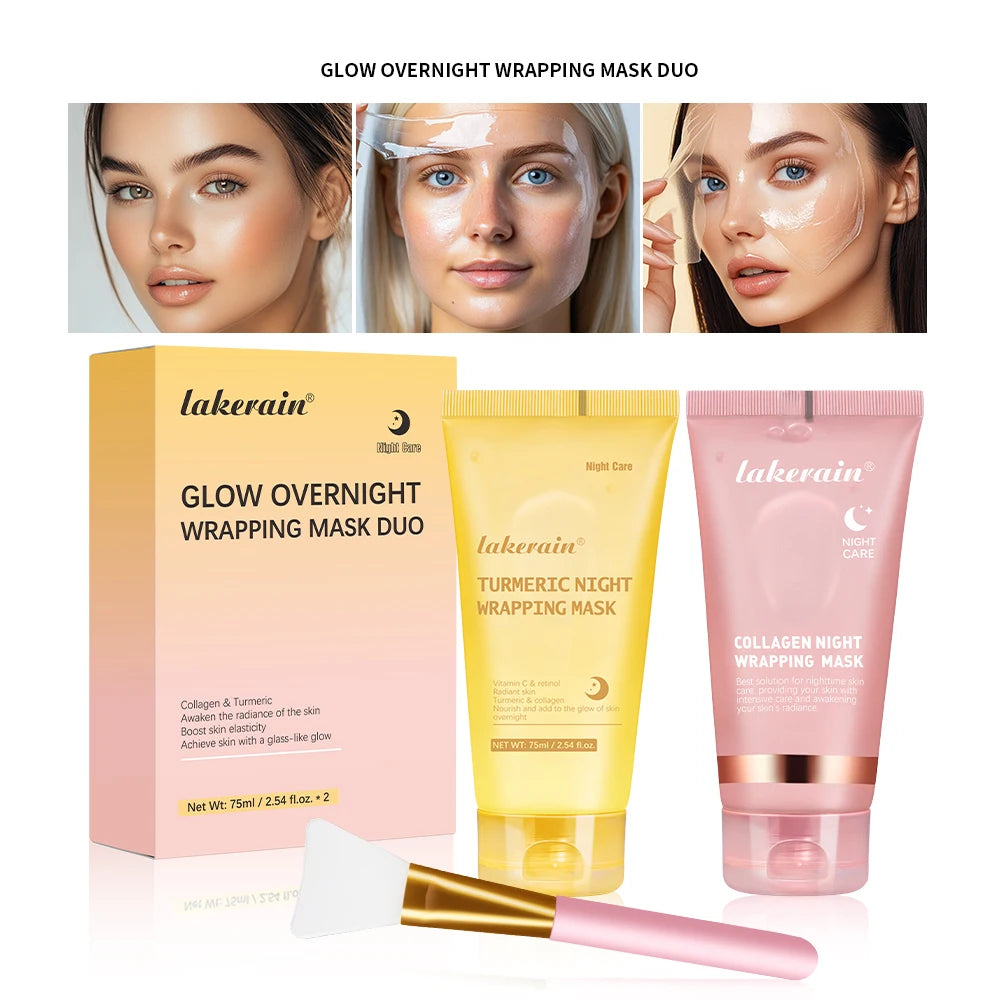 Masque Visage Nuit – Collagène & Exfoliation
