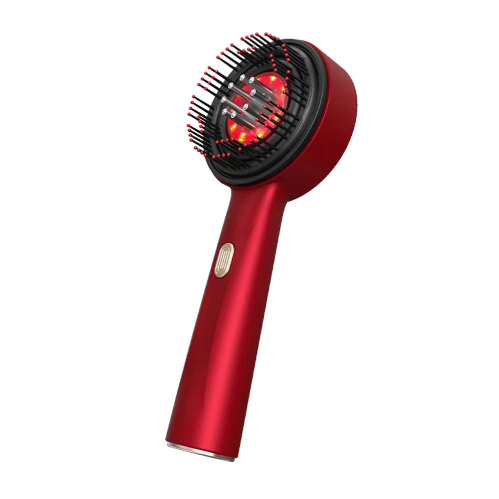 Peigne de massage électrique pour la tête, brosse pour le cuir chevelu, applicateur d'huile essentielle, grattage et pétrissage, croissance des cheveux