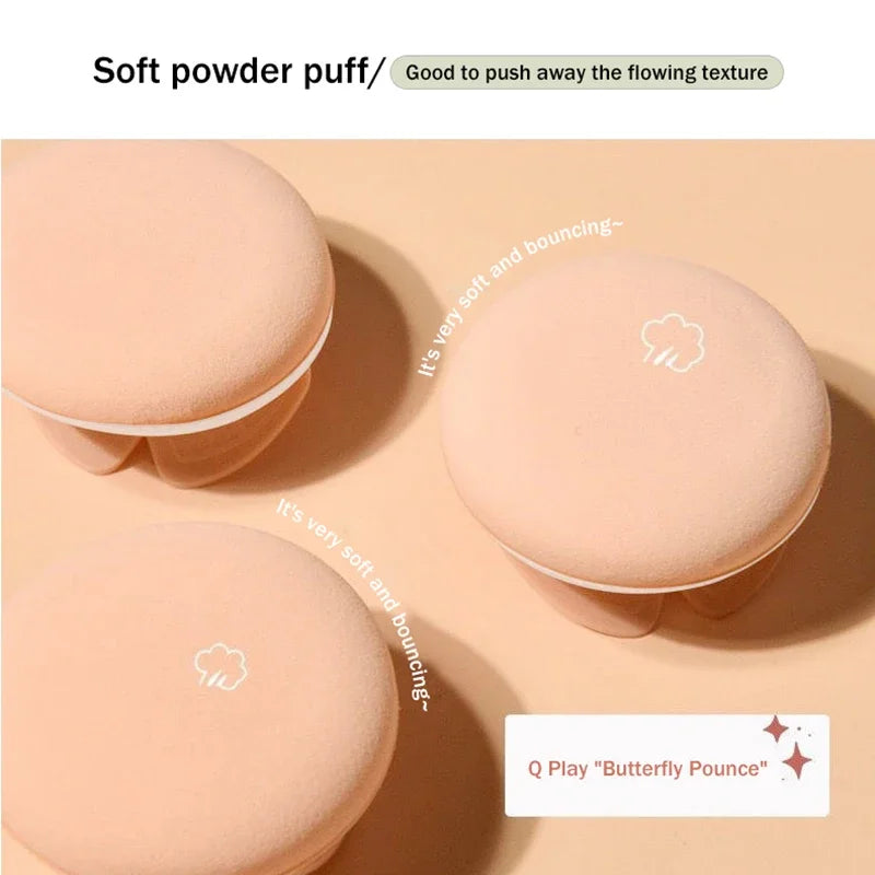 BB crème à coussin d'air, bouffée de poudre de papillon, fond de teint hydratant, correcteur, blanchissant, contrôle de l'huile, imperméable, maquillage, cosmétiques