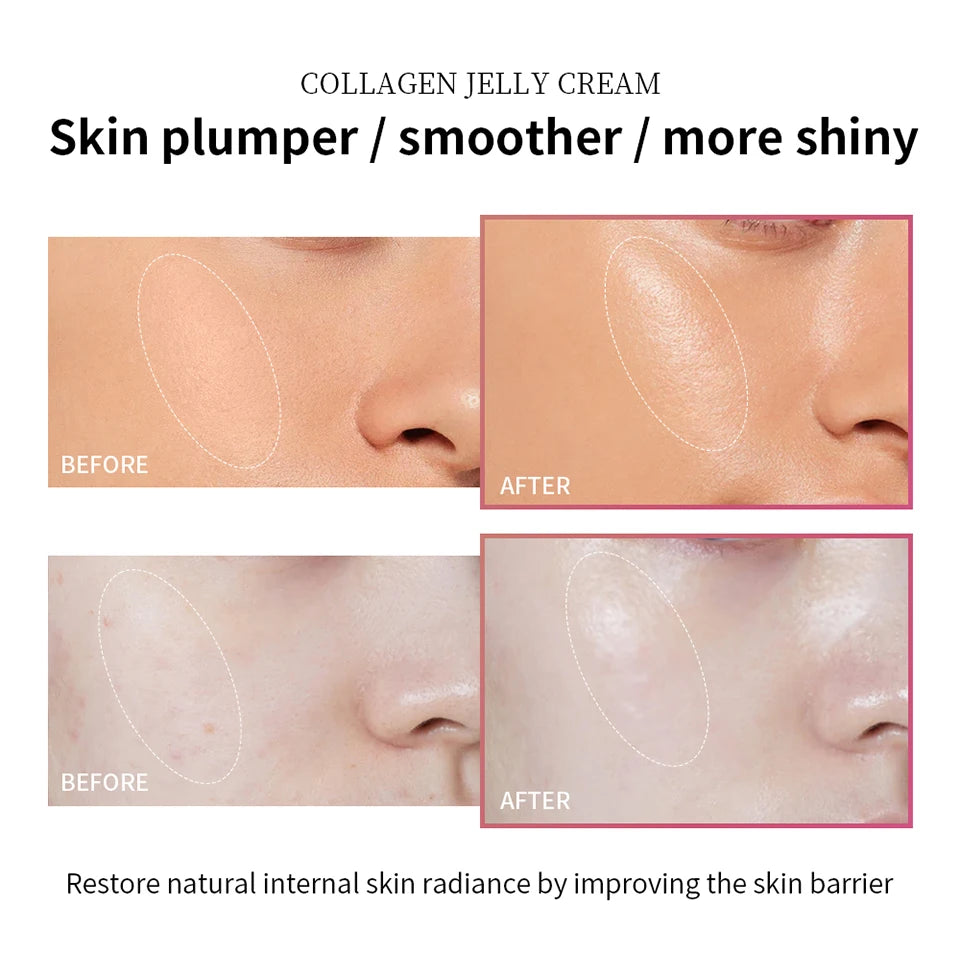 Crème collagène & niacinamide - Hydratation 24h, Glow & Lift