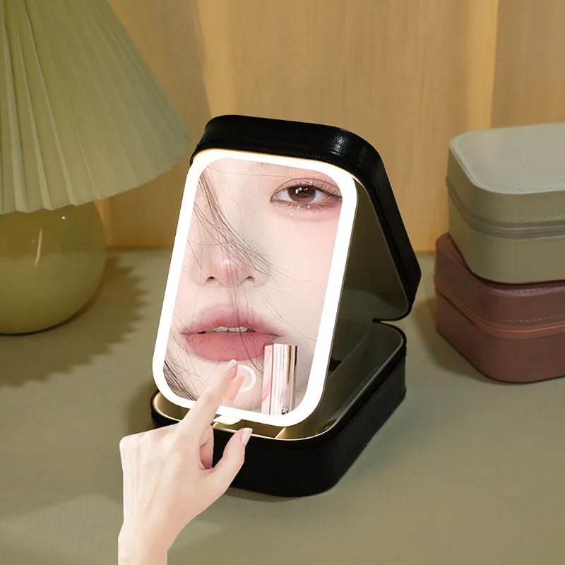 Trousse Beauté LED avec Miroir Intégré