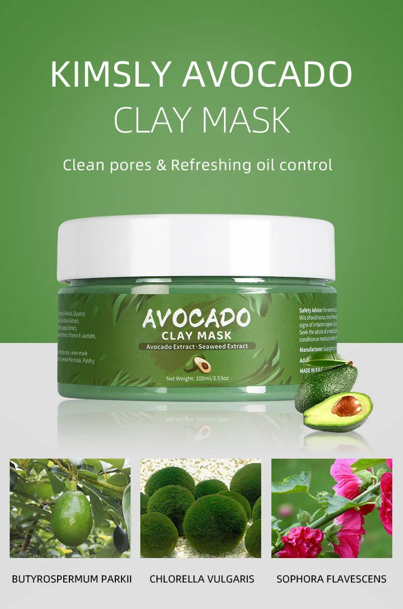 Masques Visage Naturels – Curcuma, Thé Vert, Rose & Avocat