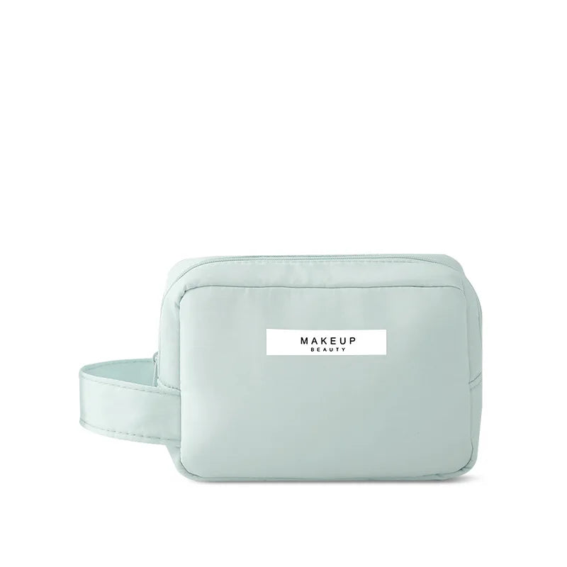 Sac à cosmétiques Portable pour femmes, Index d'apparence élevée, sac de lavage de voyage de grande capacité, sac de rangement de maquillage tridimensionnel