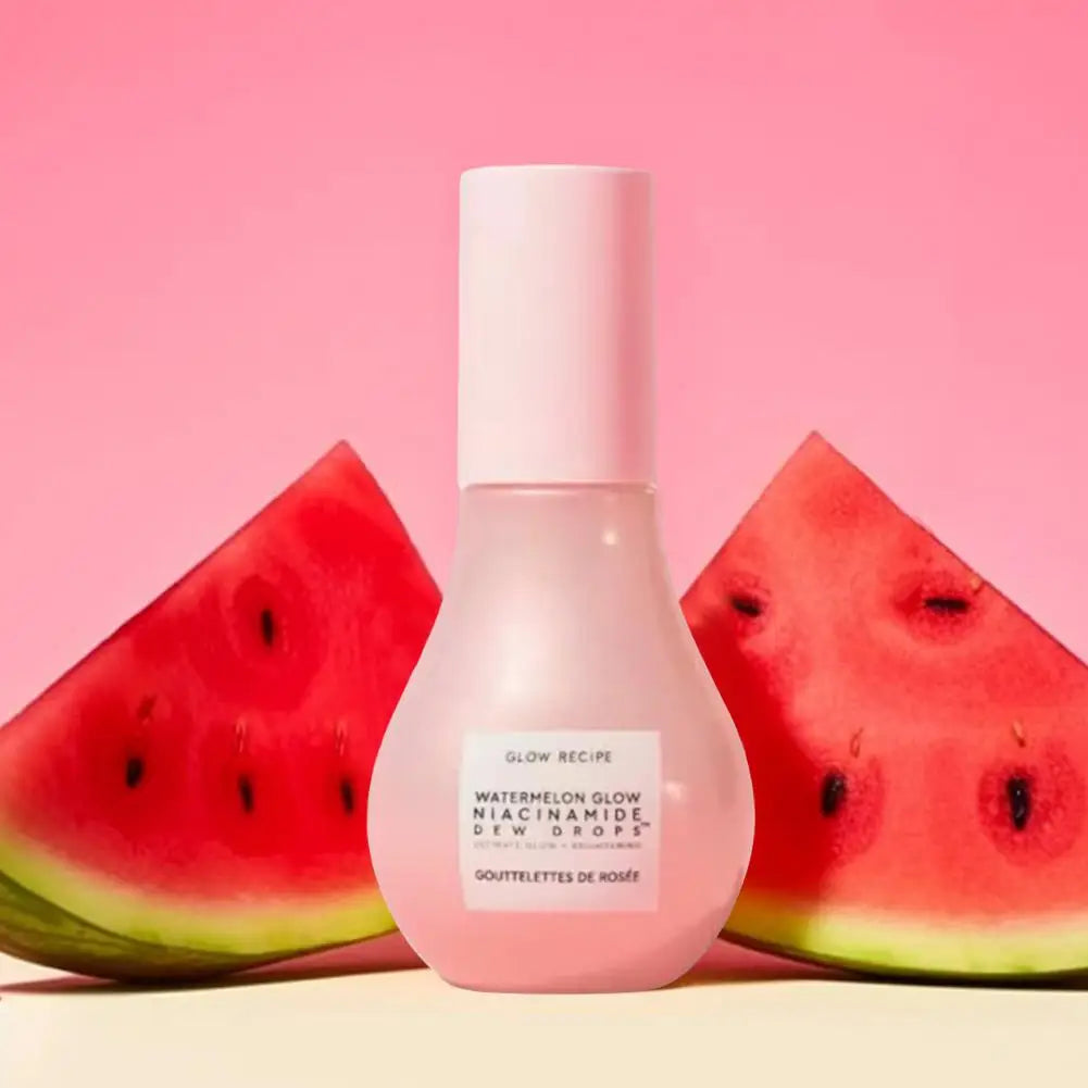 Gouttes de rosée Niacinamide, recette lumineuse de pastèque, 40ML, pour la peau lisse, hydratante, avec soin de la peau à l'acide hyaluronique