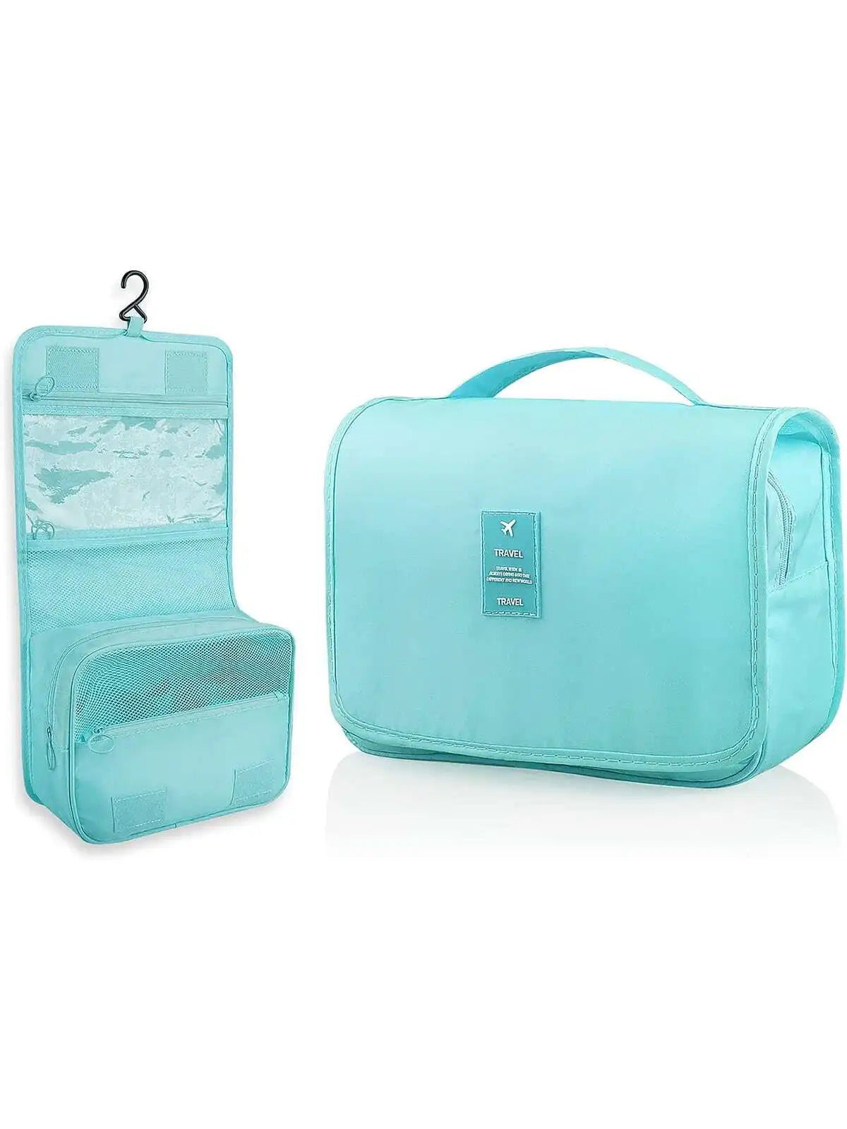 Sac de maquillage de voyage, organisateur de produits de toilette étanche, nécessaire de haute qualité pour femmes, crochet de salle de bain, pochette de lavage, sac de rangement de maquillage à crochet