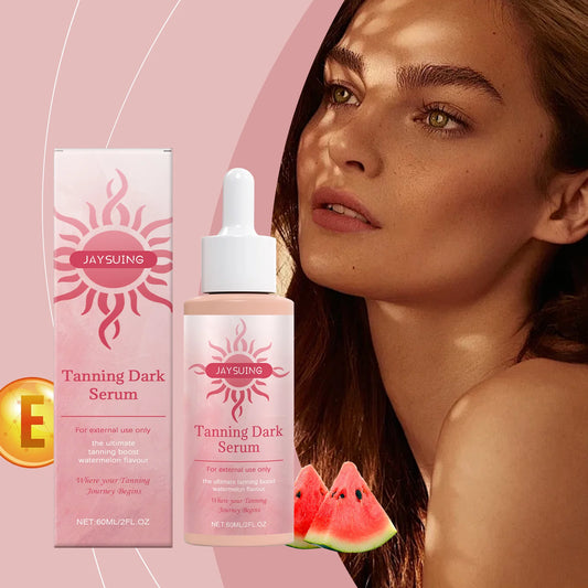 Gouttes de bronzage pastèque – Accélérateur sans soleil, hydratant visage & corps