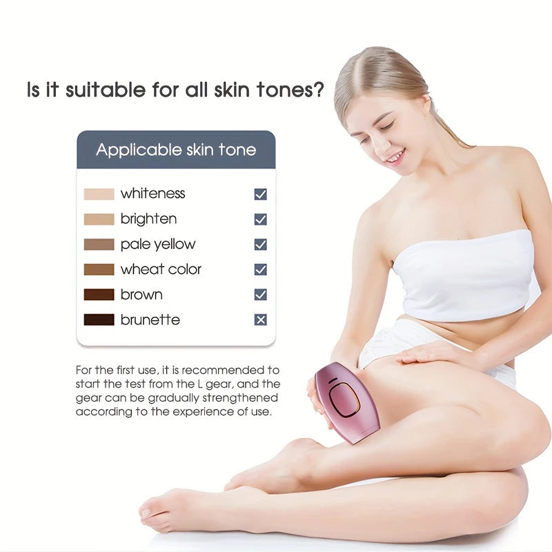 Épilateur laser IPL professionnel maison – Unisexe