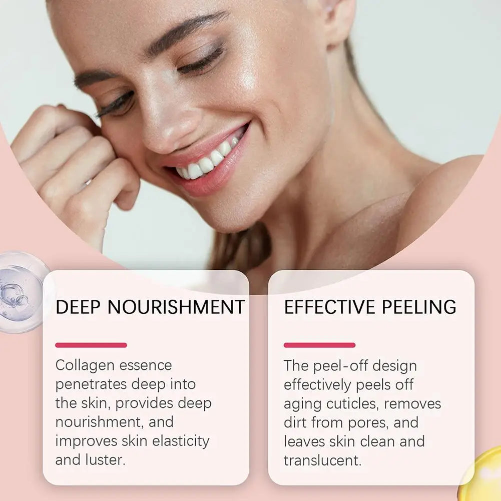 Masque Nuit Collagène – Hydratation Intense & Peau Repulpée (résout le problème de peau sèche et fatiguée)