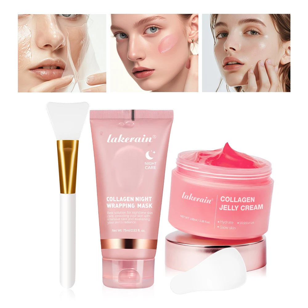Masque Visage Nuit – Collagène & Exfoliation