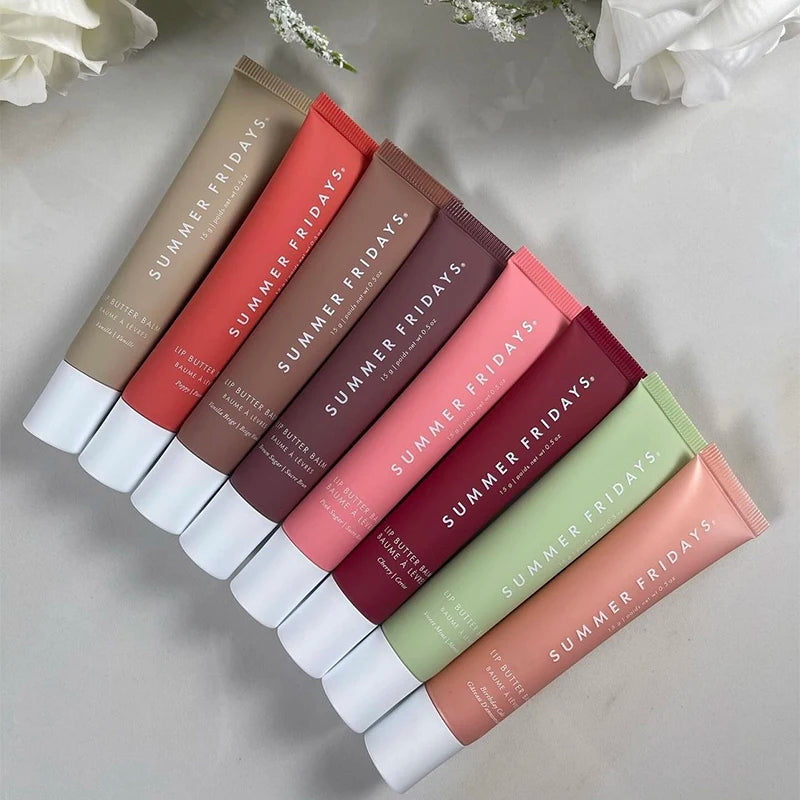 Offre spéciale réfrigérateurs d'été baume à lèvres Mini ensemble de brillant à lèvres nouveau hydratant Transparent lisse Tube souple miroir INS rouge à lèvres maquillage des lèvres