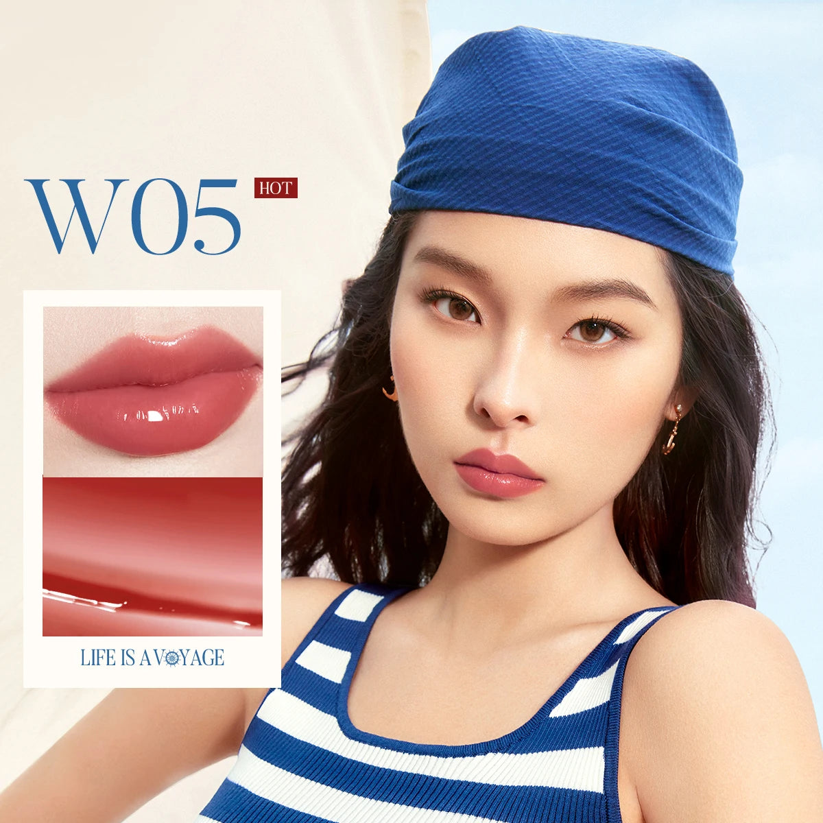 CARSLAN été Voyage limité inondation baiser rouge à lèvres aqueux hydratant Non collant mat rouge à lèvres femmes cosmétiques maquillage
