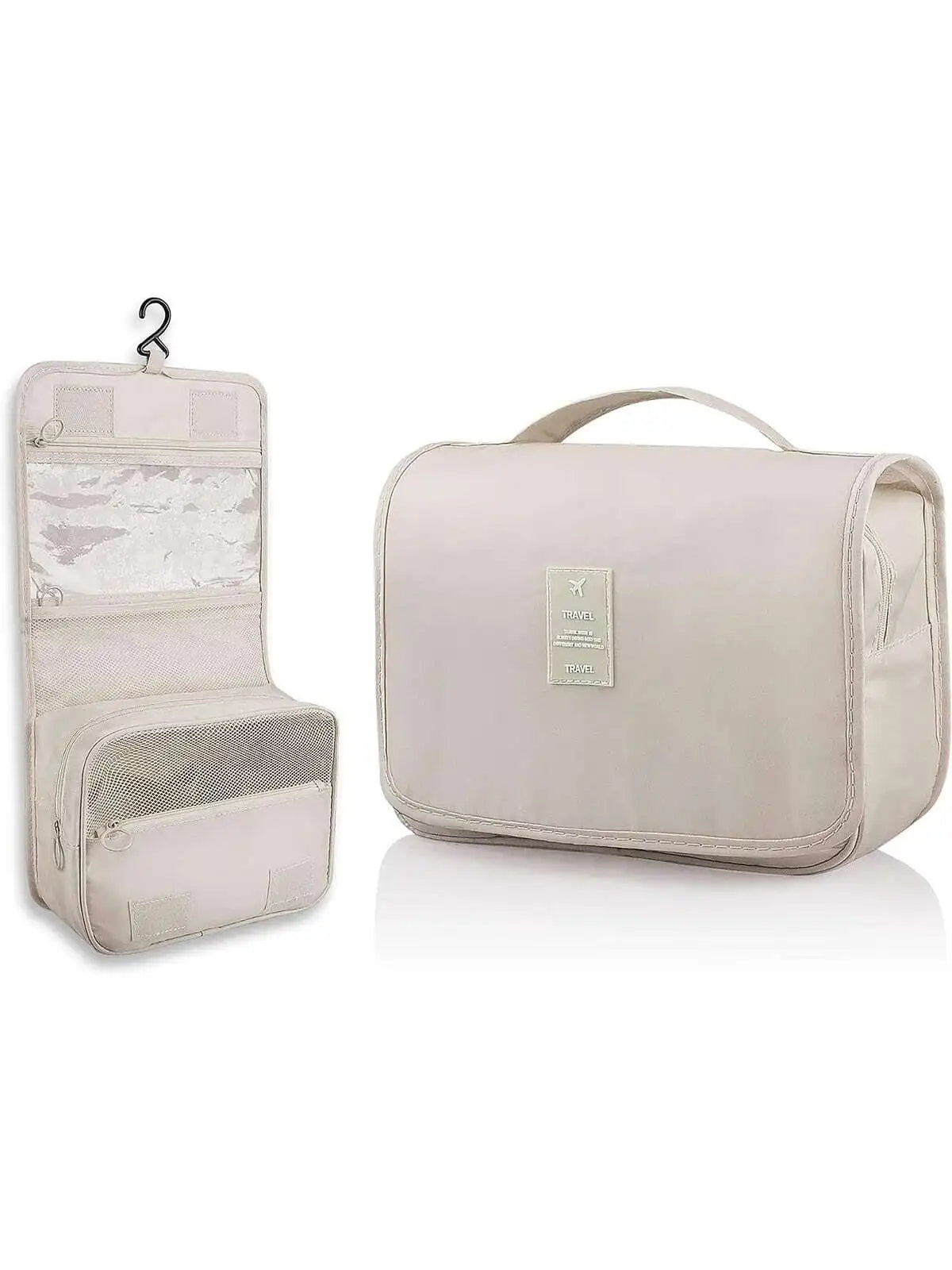 Sac de maquillage de voyage, organisateur de produits de toilette étanche, nécessaire de haute qualité pour femmes, crochet de salle de bain, pochette de lavage, sac de rangement de maquillage à crochet