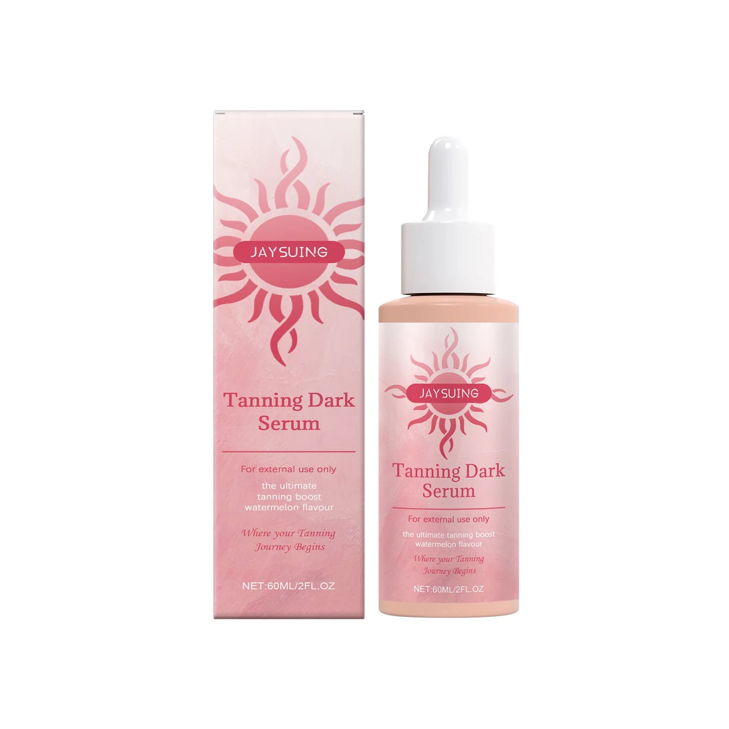 Gouttes de bronzage pastèque – Accélérateur sans soleil, hydratant visage & corps