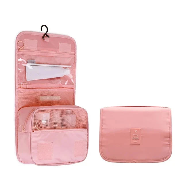 Sac de maquillage de voyage, organisateur de produits de toilette étanche, nécessaire de haute qualité pour femmes, crochet de salle de bain, pochette de lavage, sac de rangement de maquillage à crochet