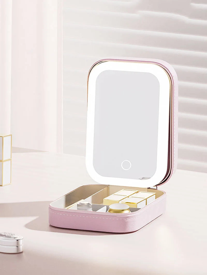 Trousse Beauté LED avec Miroir Intégré