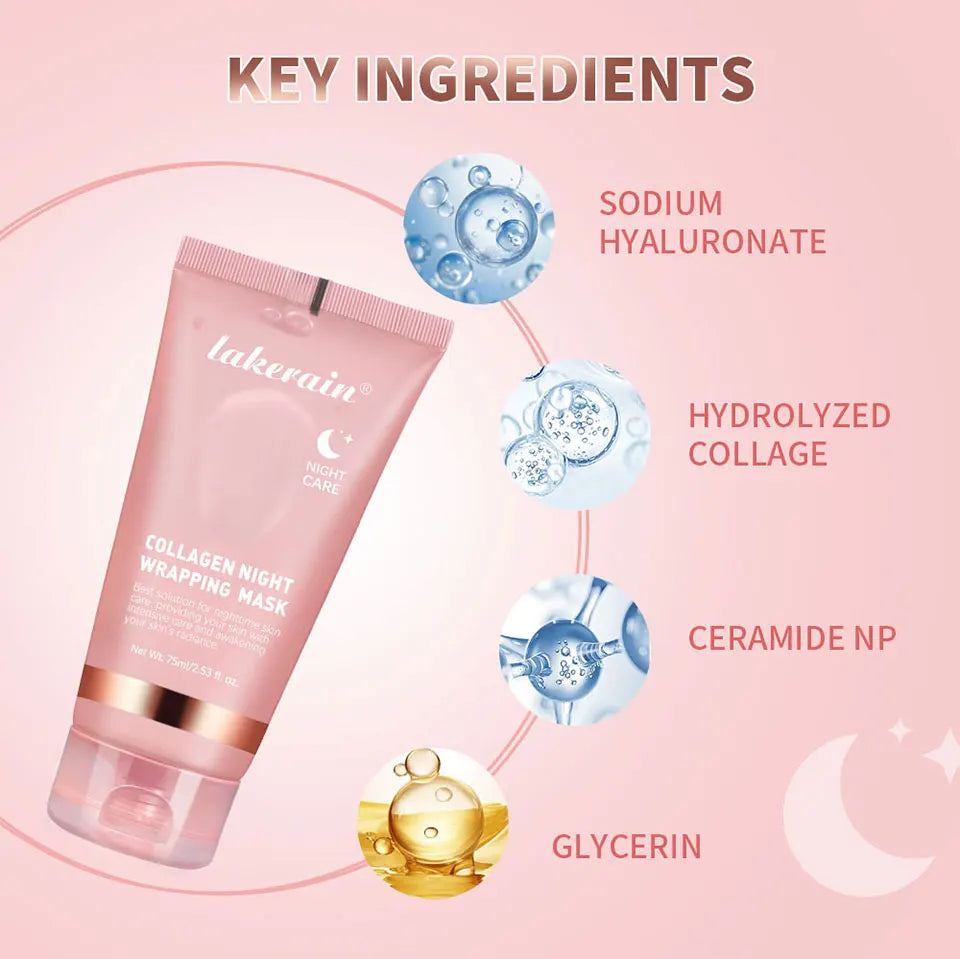 Masque coréen au collagène profond, masque pelable, Anti-rides, Lifting, soins de la peau, Bio Pack, emballage de nuit pour femme, peau de nuit