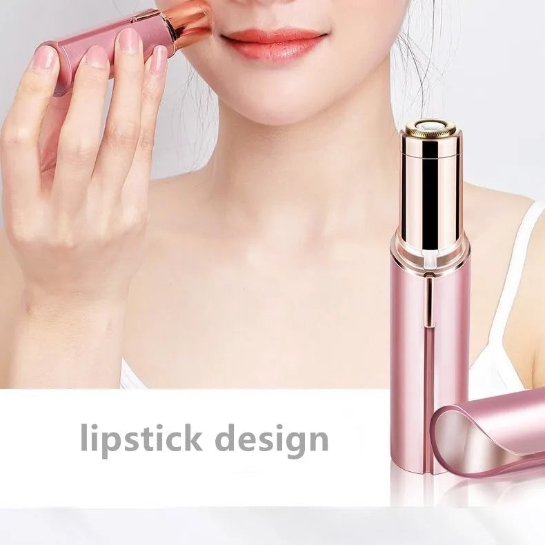Mini épilateur électrique sourcils – Portable, indolore, design rouge à lèvres