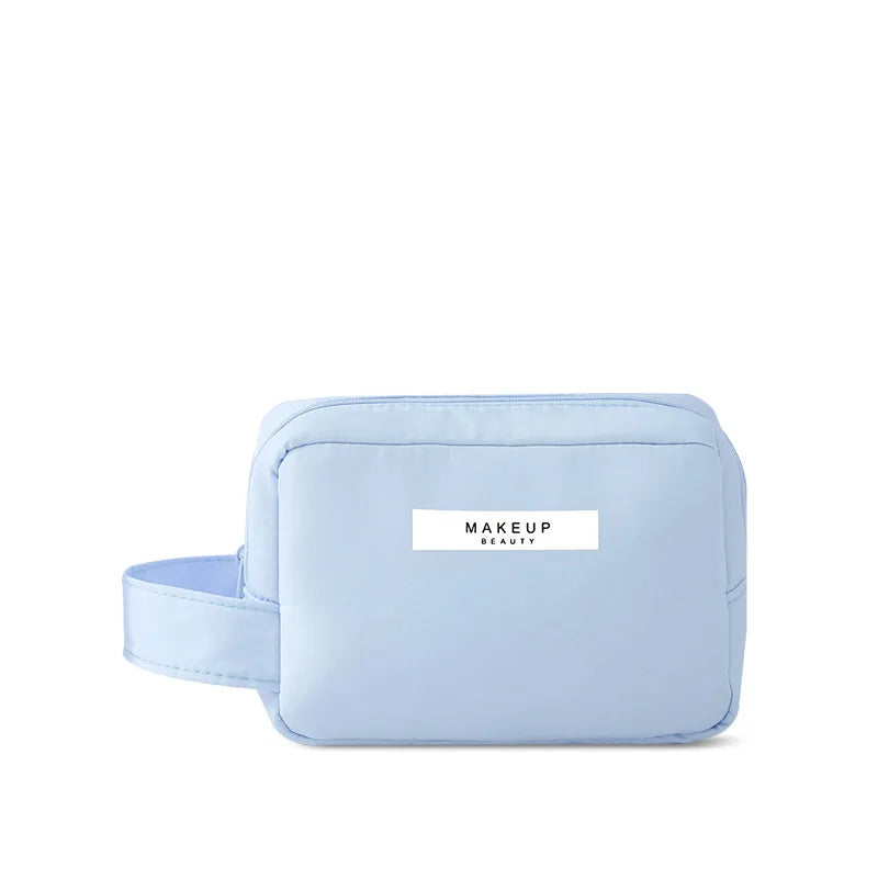 Sac à cosmétiques Portable pour femmes, Index d'apparence élevée, sac de lavage de voyage de grande capacité, sac de rangement de maquillage tridimensionnel