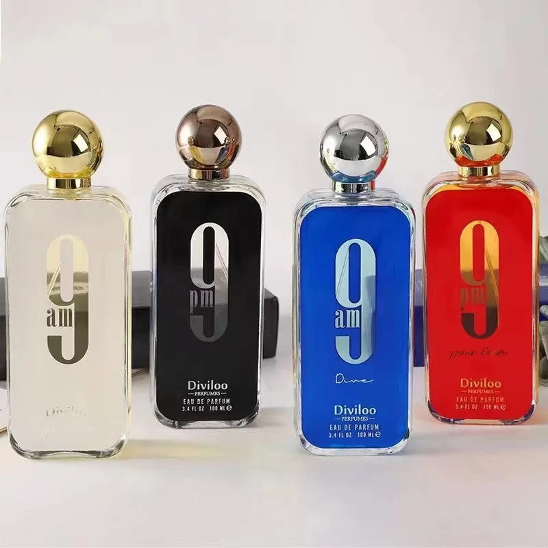 Offres spéciales 100ml 9PM 9AM plongée hommes durabilité neutre avec charme attrayant ton bois pour un plus solennel magnifique parfum Spray