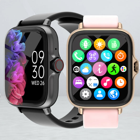 Montre intelligente étanche avec podomètre pour iPhone et Android, réponse à un message, surveillance du sommeil, informations et diag, sport, en effet, 1.83