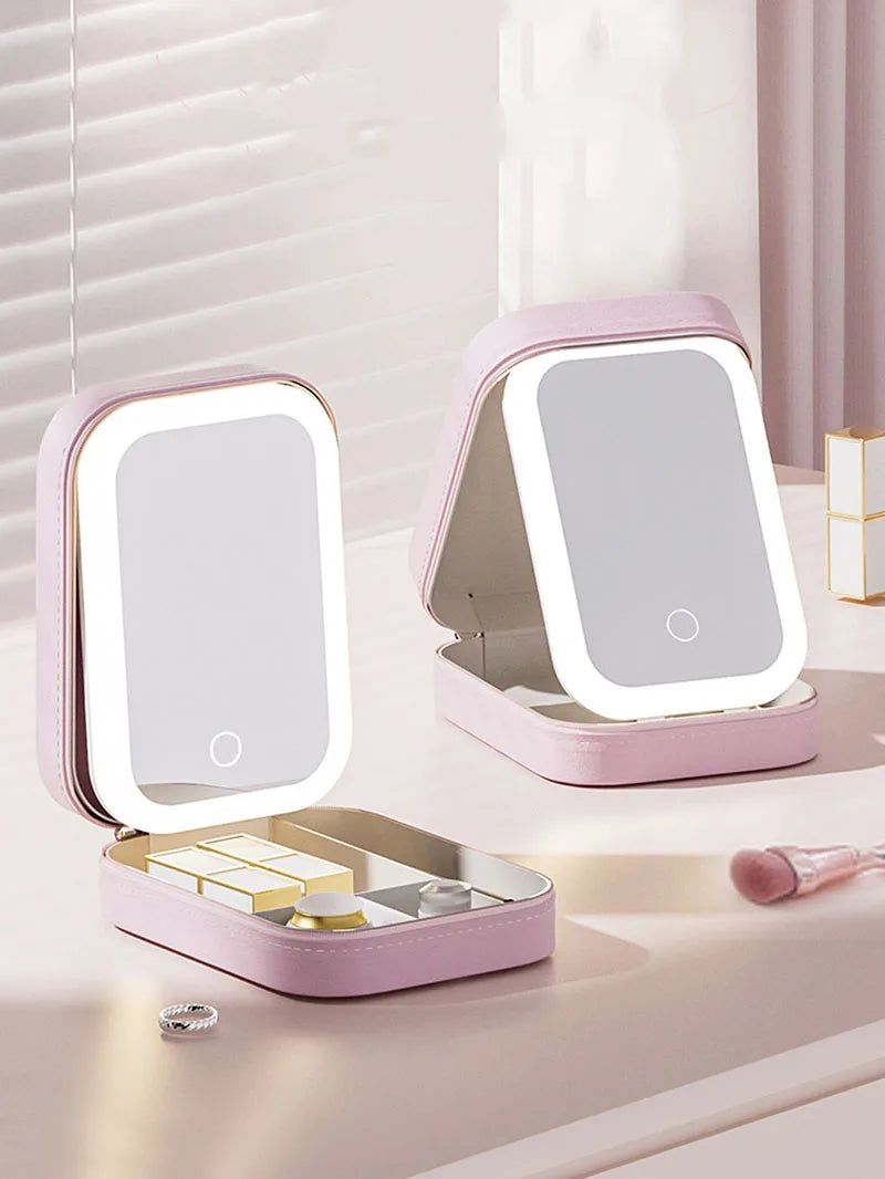 Trousse Beauté LED avec Miroir Intégré