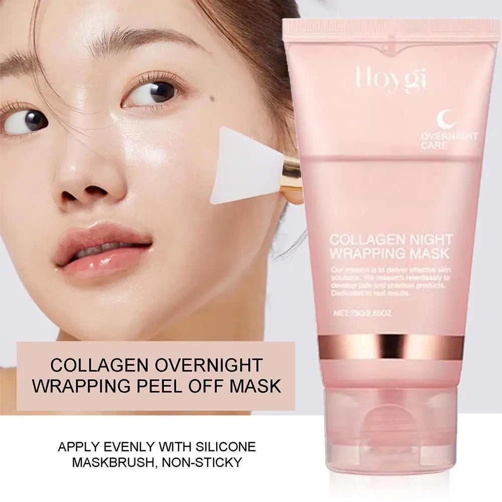 Masque Nuit Collagène – Hydratation Intense & Peau Repulpée (résout le problème de peau sèche et fatiguée)