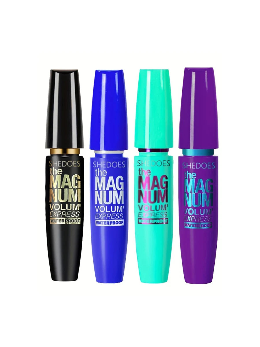 Mascara noir 4D, fibre liquide, imperméable, UNIS issant, allongeant, curling