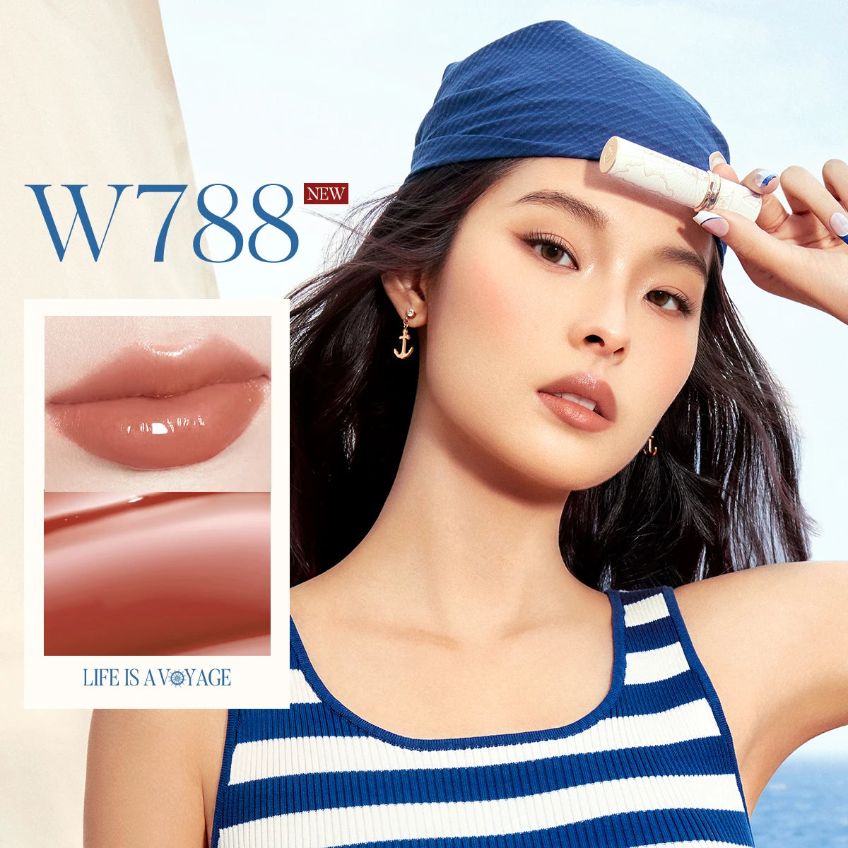 CARSLAN été Voyage limité inondation baiser rouge à lèvres aqueux hydratant Non collant mat rouge à lèvres femmes cosmétiques maquillage