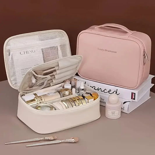 Sac de Voyage Cosmétique Étanche à Grande Capacité